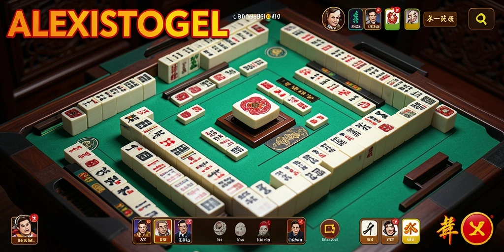 Tampilan gameplay ALEXISTOGEL yang menarik saat bermain Mahjong.