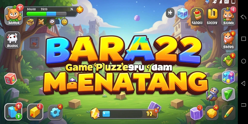 Screenshot gameplay BARA22 menampilkan suasana teka-teki yang menantang.