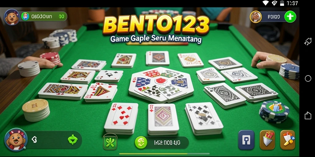 Tampilan gameplay BENTO123 yang menarik dan interaktif