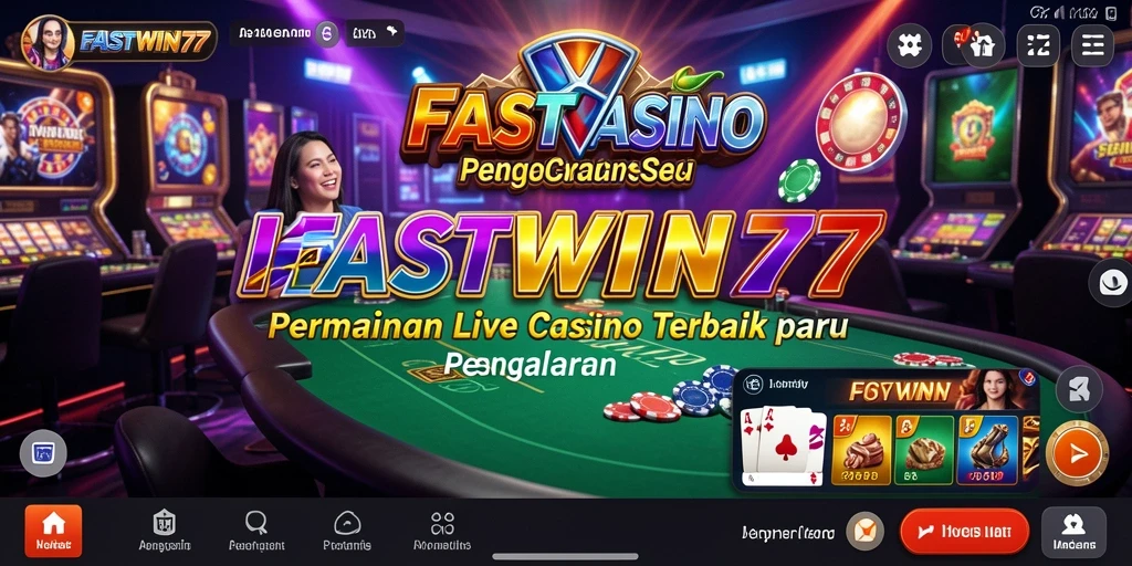 Gameplay menarik dari aplikasi Live Casino FASTWIN77.