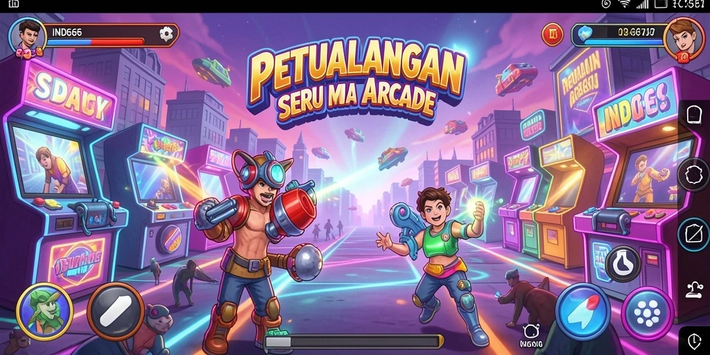 Tampilan permainan IND666 yang menakjubkan dengan aksi seru.