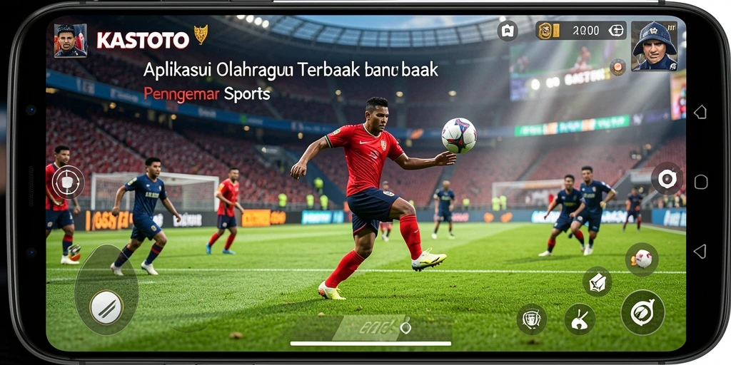 Tampilan gameplay KASTOTO menampilkan informasi olahraga terkini.