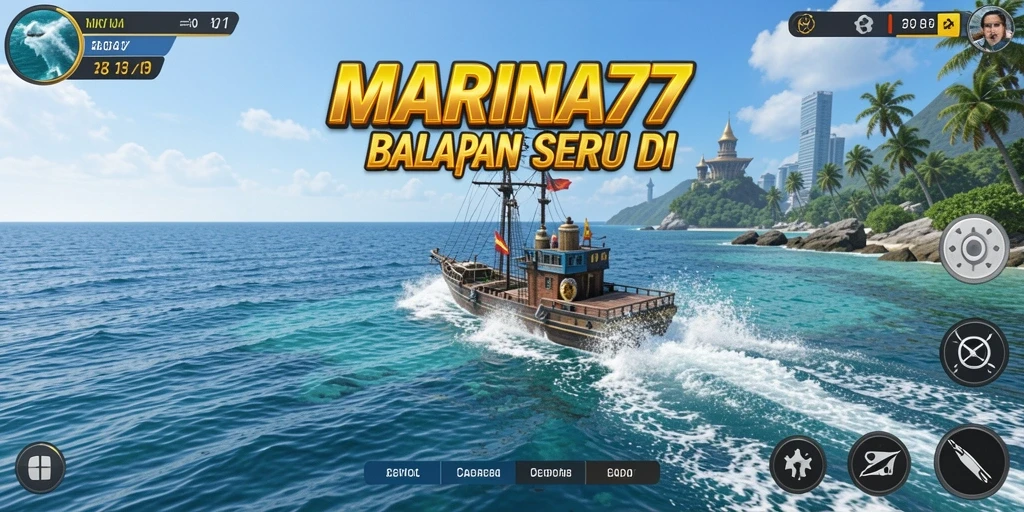 Tampilan gameplay seru dan mendebarkan di MARINA77.