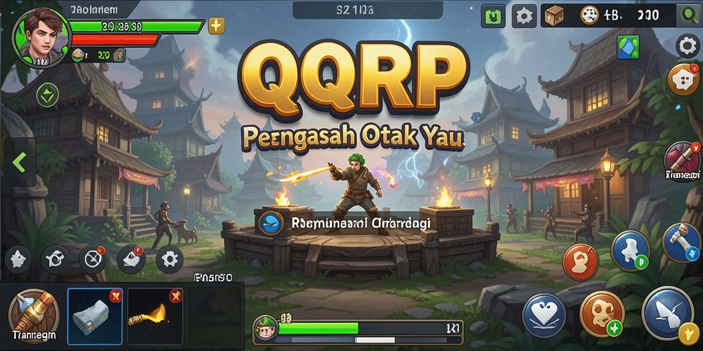 Tampilan gameplay menarik dan penuh strategi dalam QQRP.