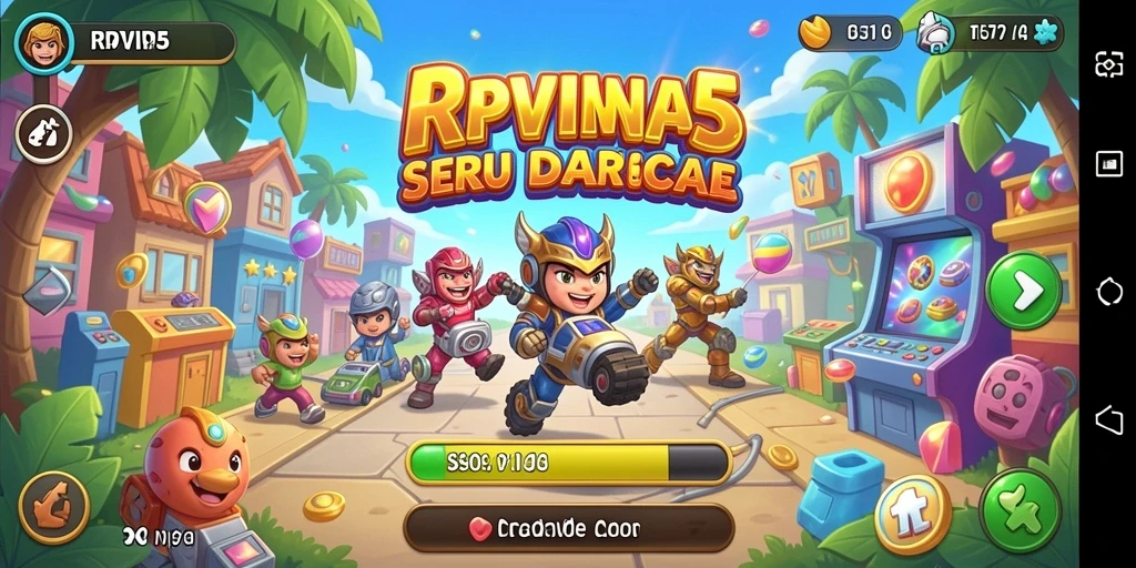 Tangkapan layar RPVIP5 menunjukkan gameplay yang penuh aksi dan keseruan.