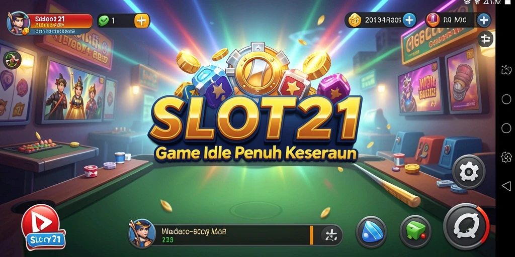 Tampilan gameplay mengasyikkan di <strong>SLOT21</strong> saat memutar roda slot.