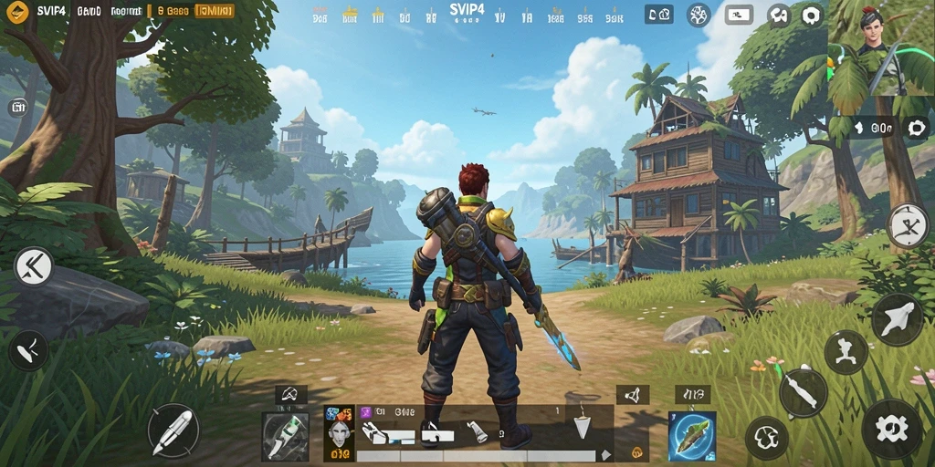 Gameplay menarik di dunia terbuka SVIP4 dengan grafis memukau.