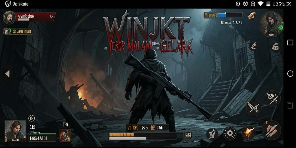 Tampak gameplay WINJKT yang mencekam dan menyeramkan.